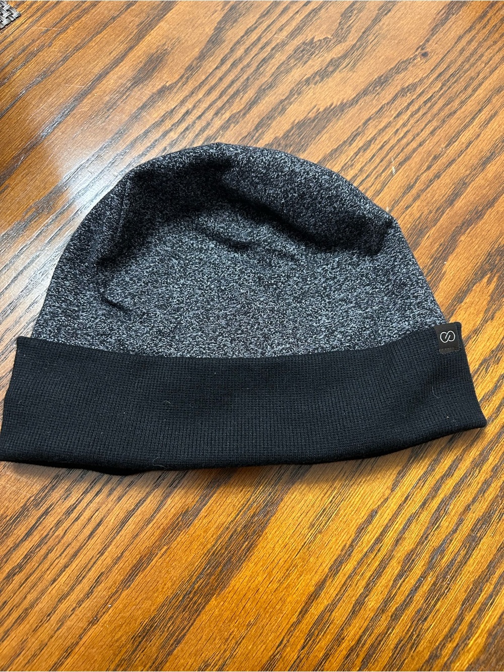 CALIA by Carrie Underwood Black & Charcoal Knit Beanie